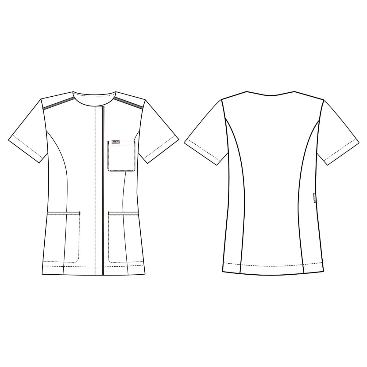 男女通用 圓領刷手服 7100SC 