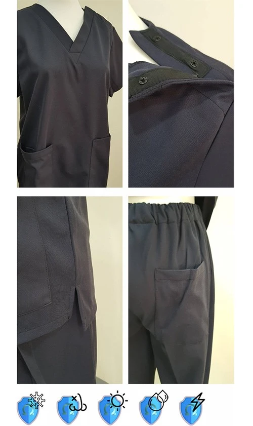 3339 吸濕排汗布 刷手服-男款