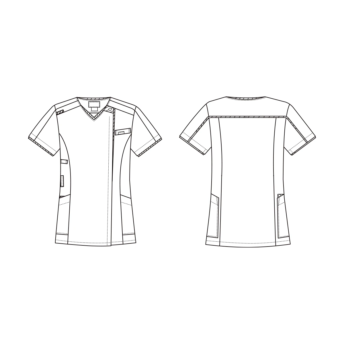 7050SC 女款 網狀透氣刷手服