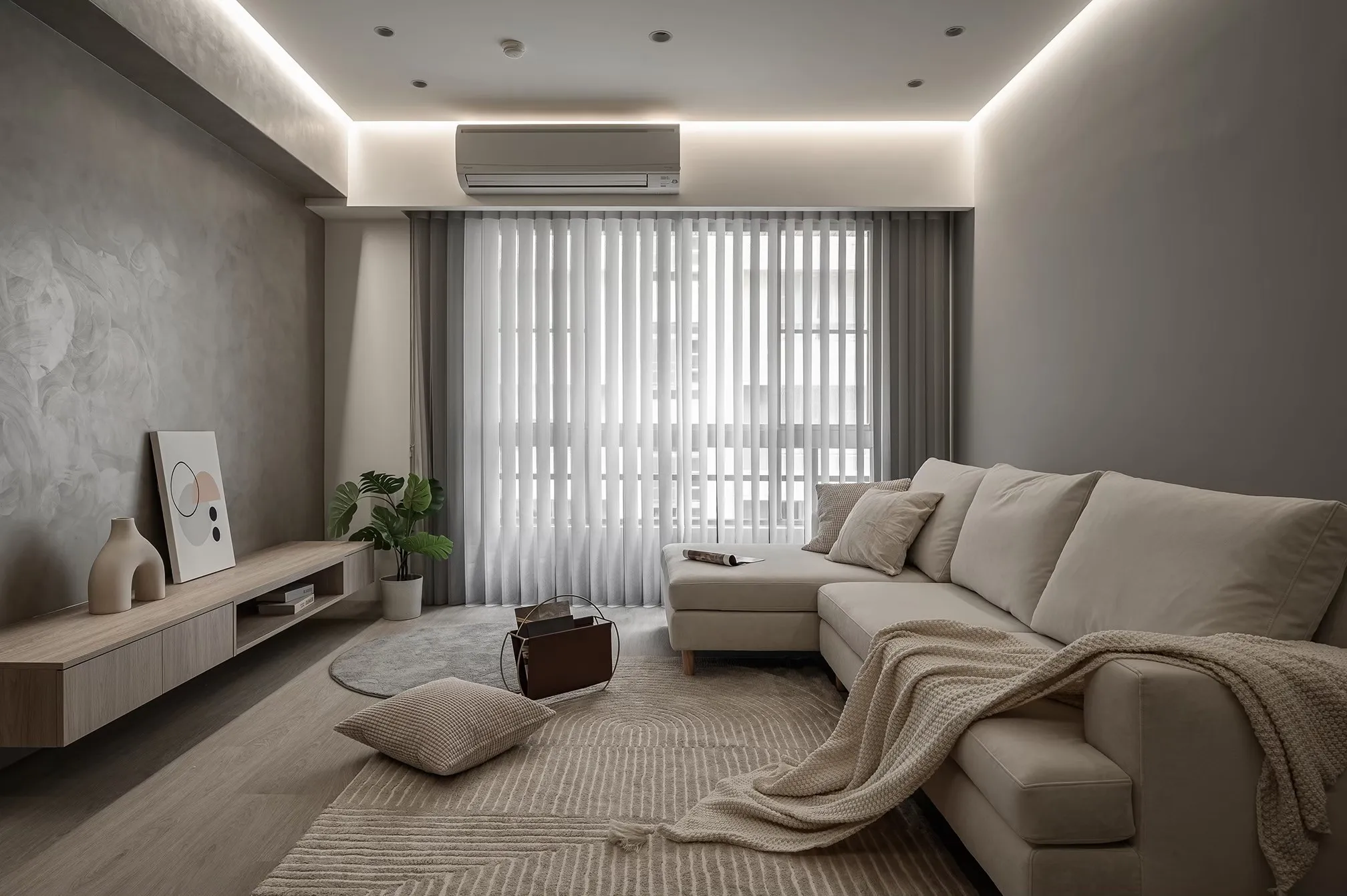 穿越簾(直立柔紗簾)