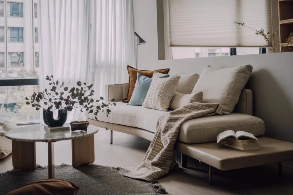 妮可風格窗簾設計