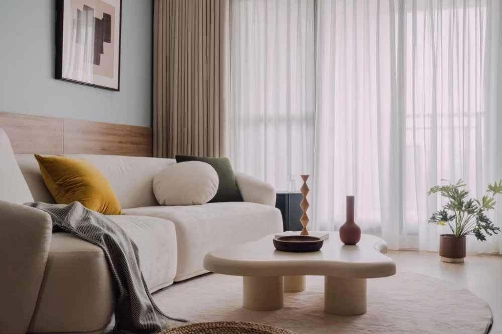 妮可風格窗簾設計