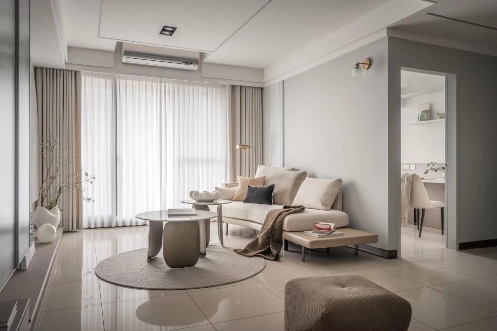 妮可風格窗簾設計