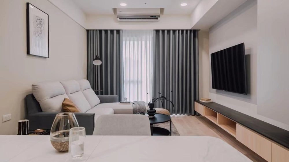 妮可風格窗簾設計