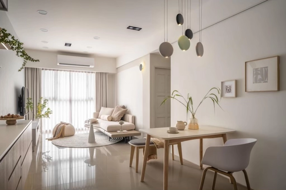 妮可風格窗簾設計