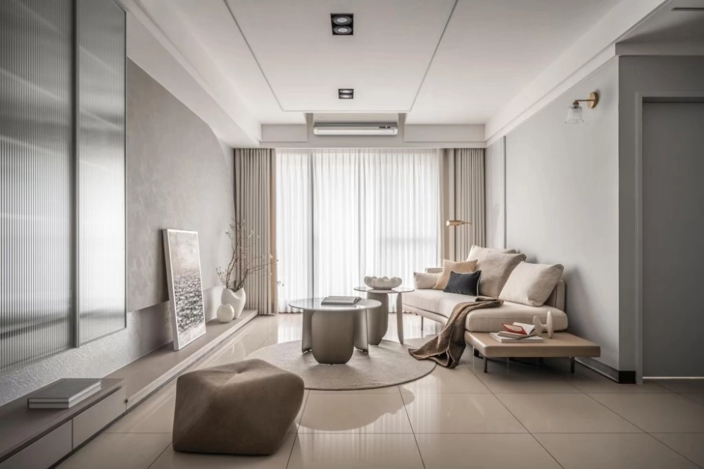 妮可風格窗簾設計