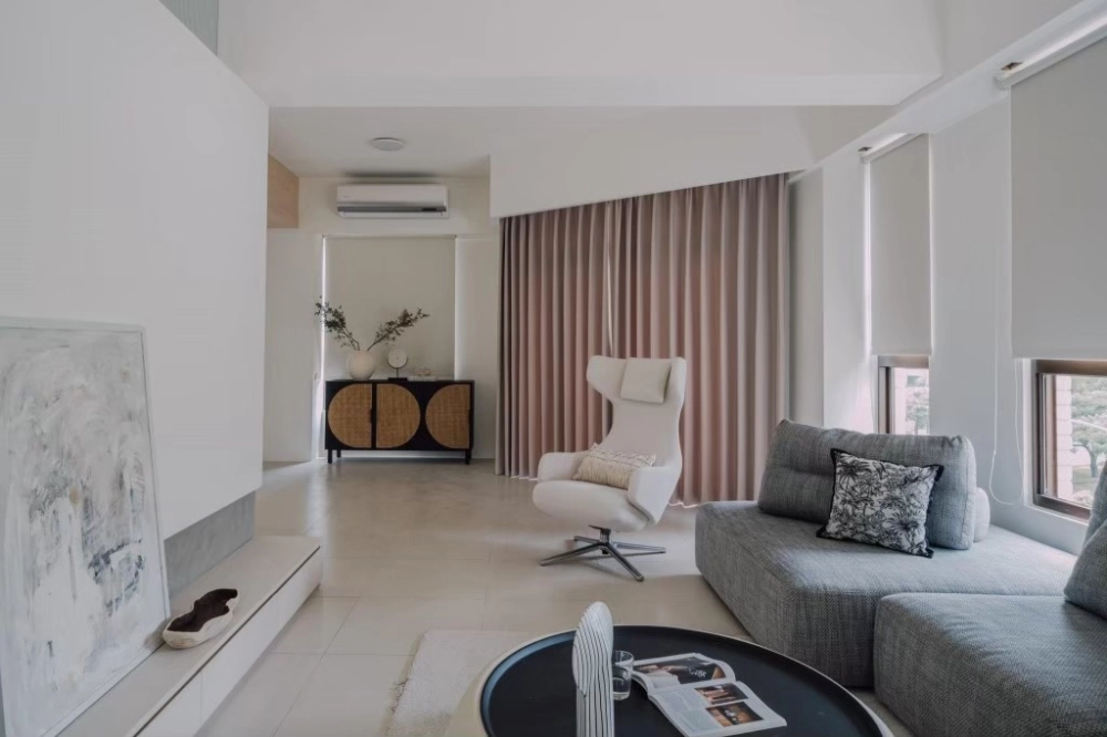 妮可風格窗簾設計