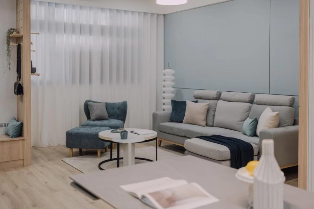 妮可風格窗簾設計