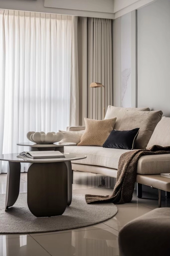 妮可風格窗簾設計