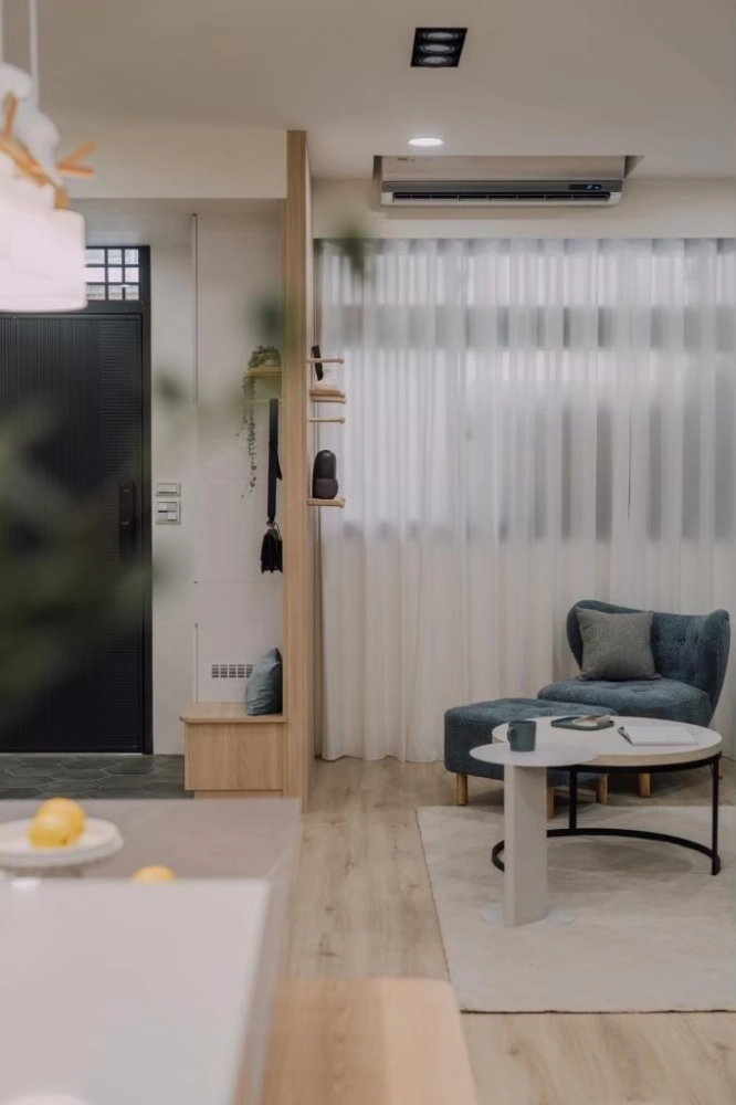 妮可風格窗簾設計