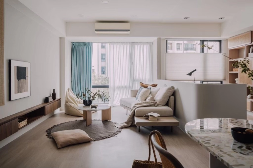 妮可風格窗簾設計