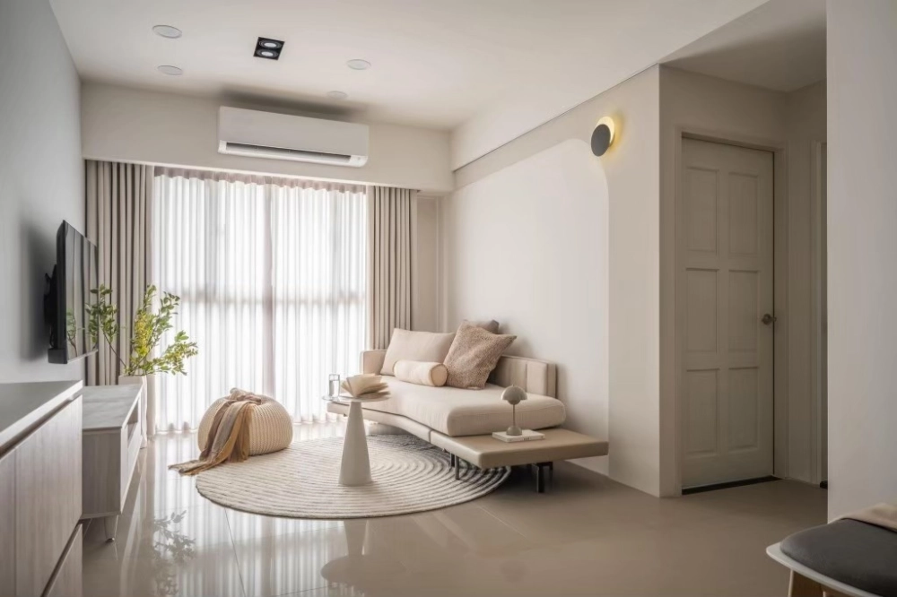 妮可風格窗簾設計