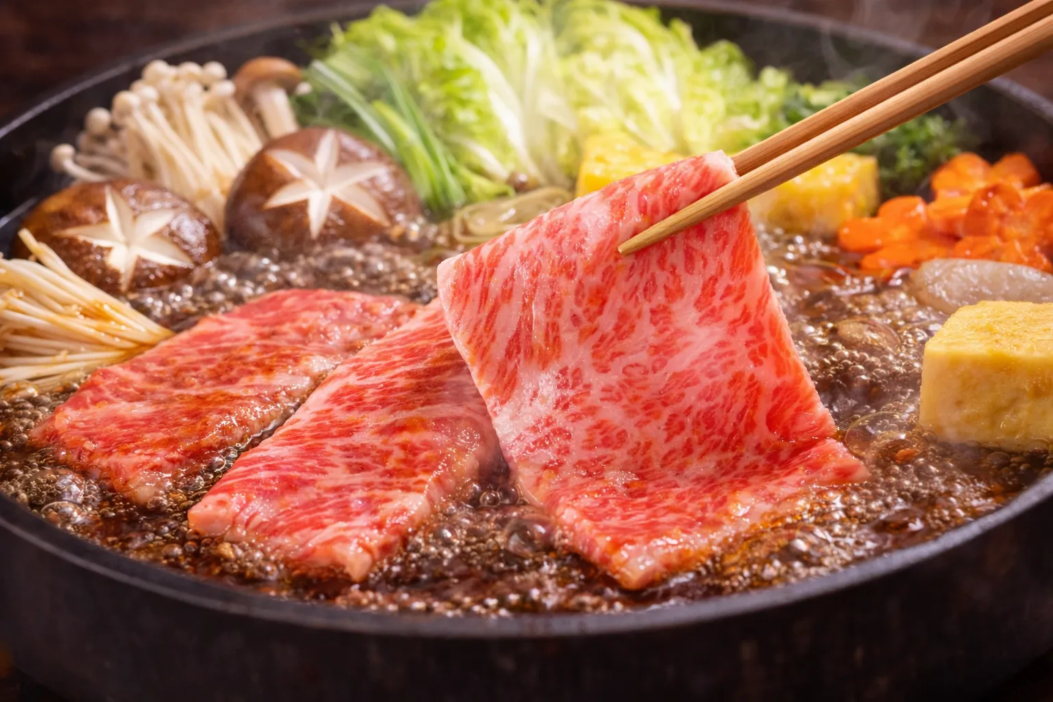 【A5飛驒和牛】(後外腿肉 600g)〔火鍋片〕