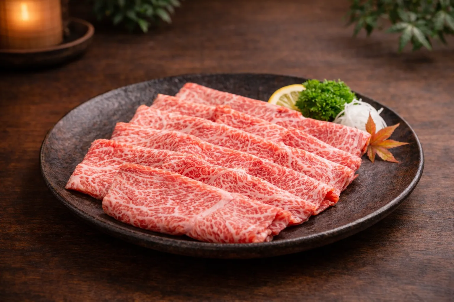【A5飛驒和牛】(後外腿肉 600g)〔火鍋片〕