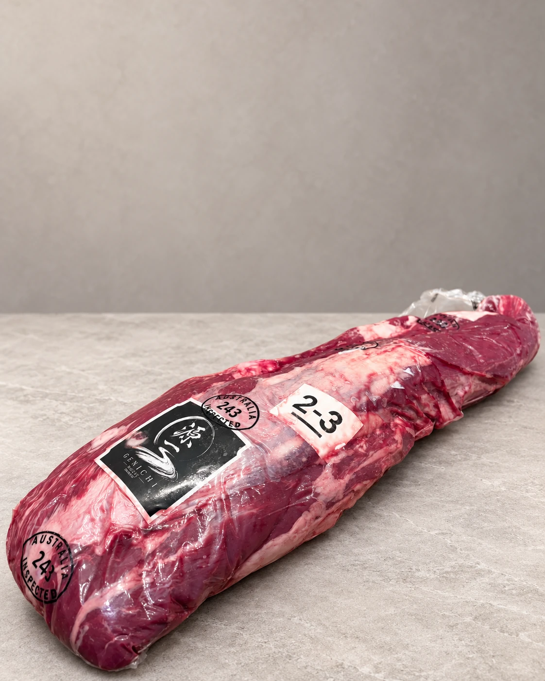(冷藏)澳洲和牛 M2-3 菲力〔原肉塊〕