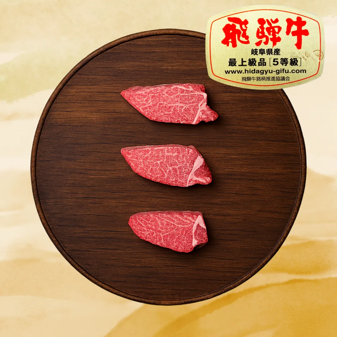 【A5飛驒和牛】(菲力 200g)〔牛排〕