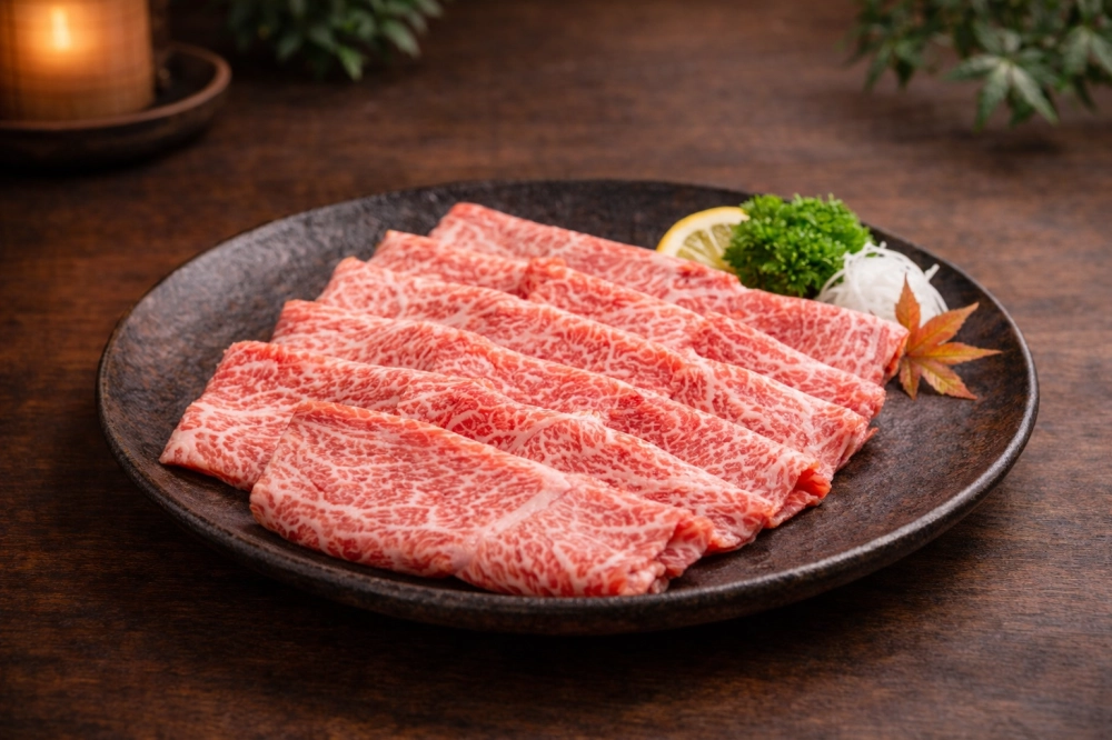 【A5飛驒和牛】(後外腿肉 600g)〔火鍋片〕