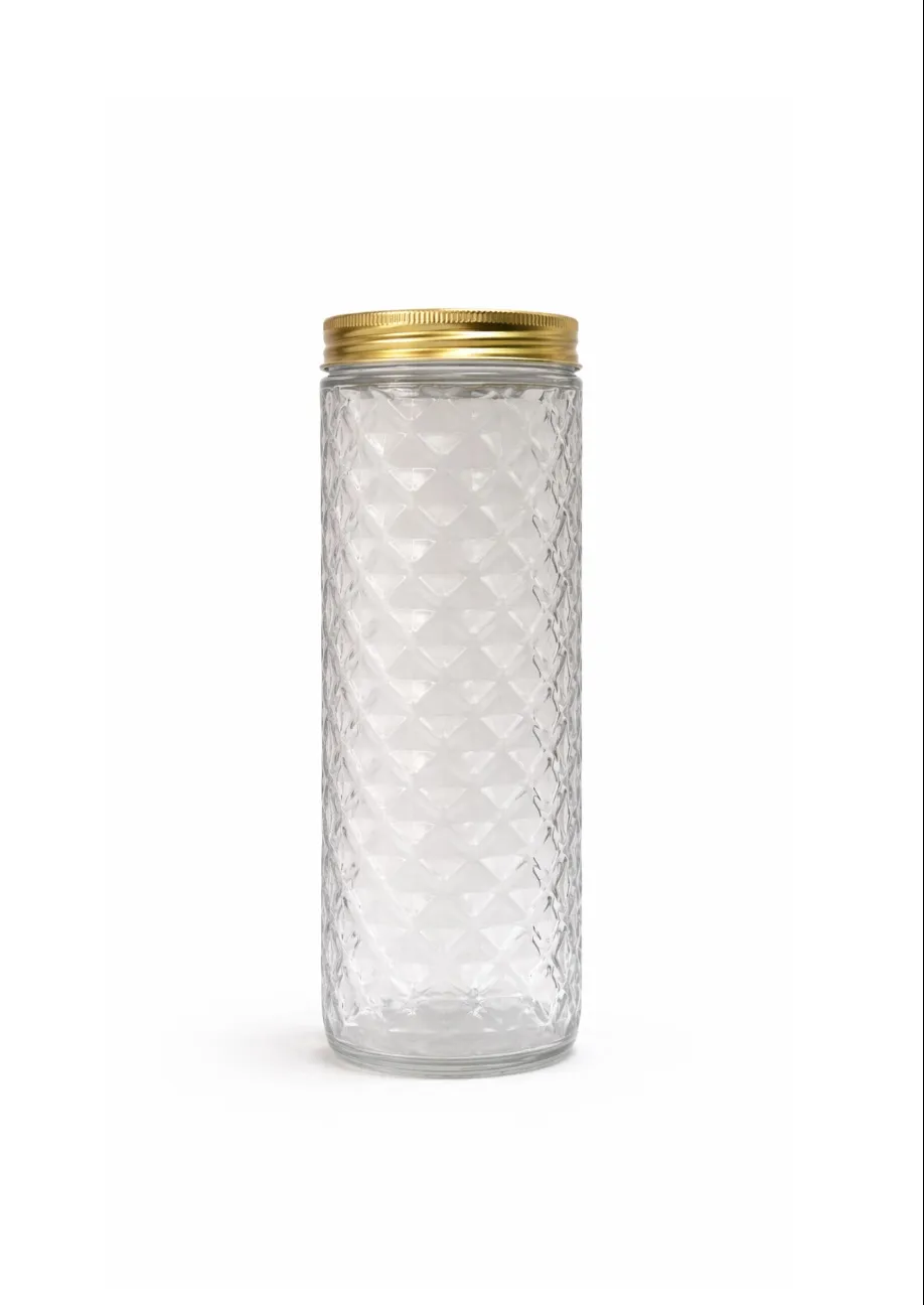  C600鑽石格紋鋁蓋 圓罐 容量630cc