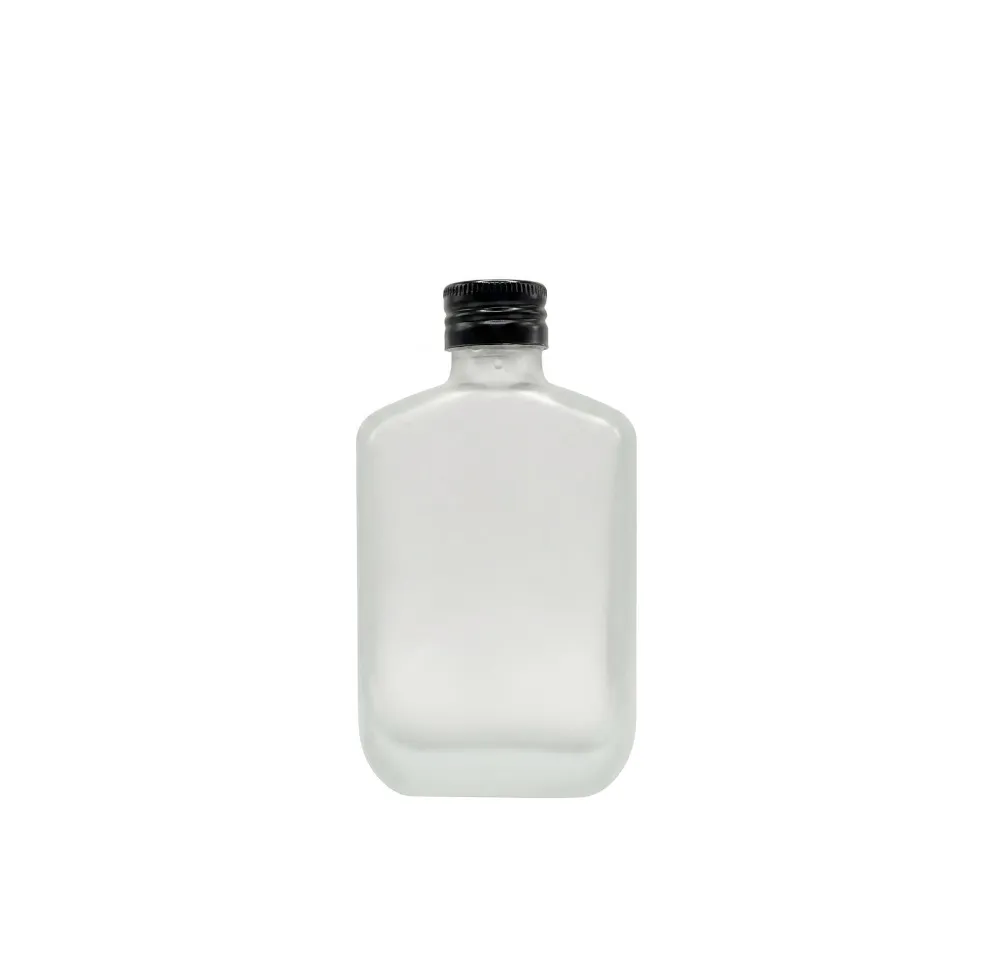 100斜肩扁瓶(霧面)