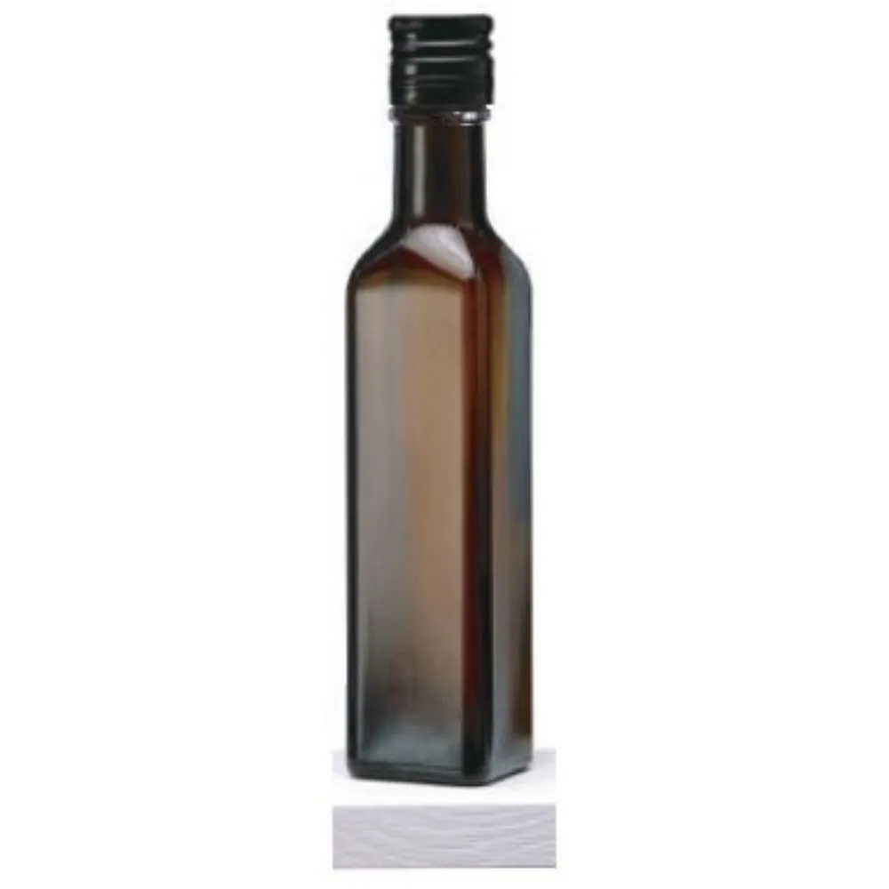 250油品長方瓶(茶色瓶) 組合蓋