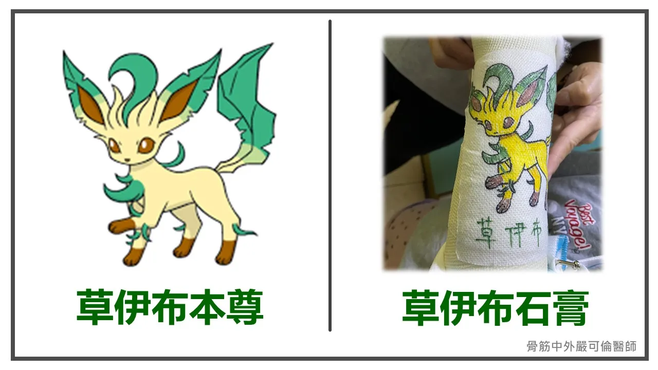 那些患友教我的事-寶可夢草伊布-客製石膏