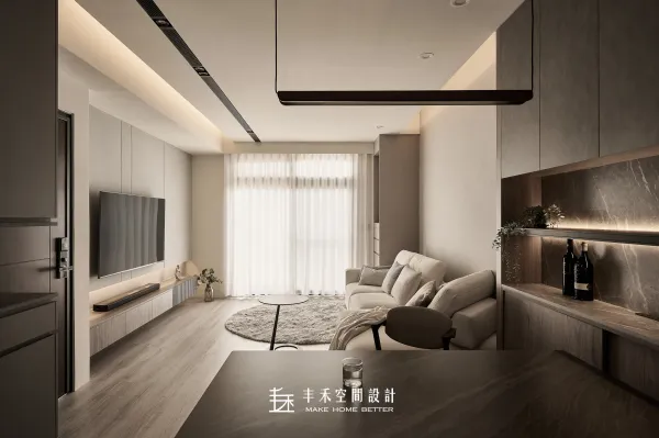 灰階雅居凝鍊一室暮光