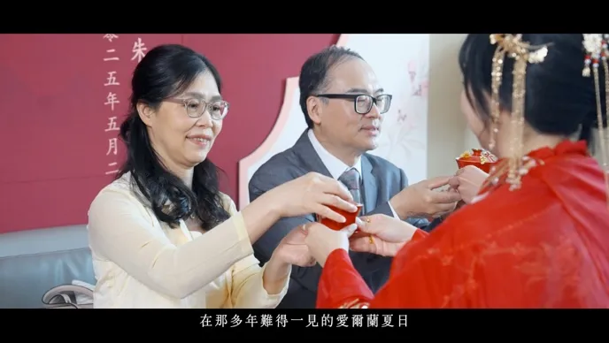 一張含有 人員, 新娘, 結婚禮服, 服裝 的圖片自動產生的描述