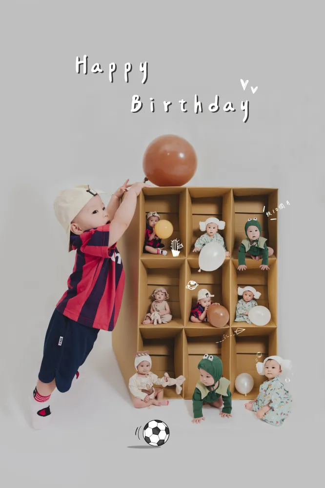 兒童創意攝影作品