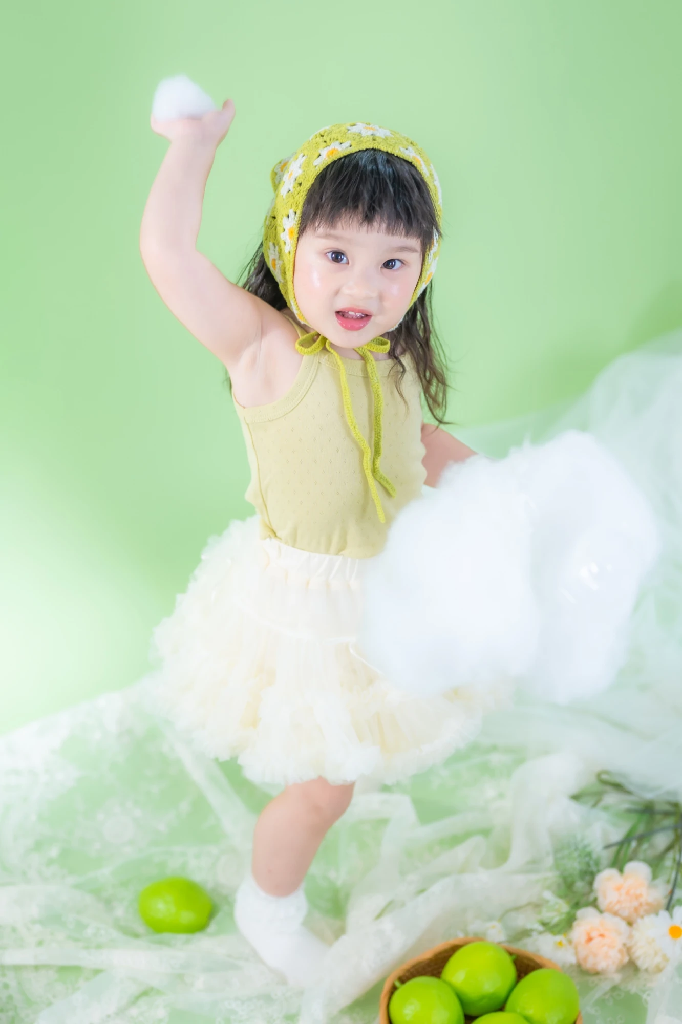 青蘋果綠雲朵
