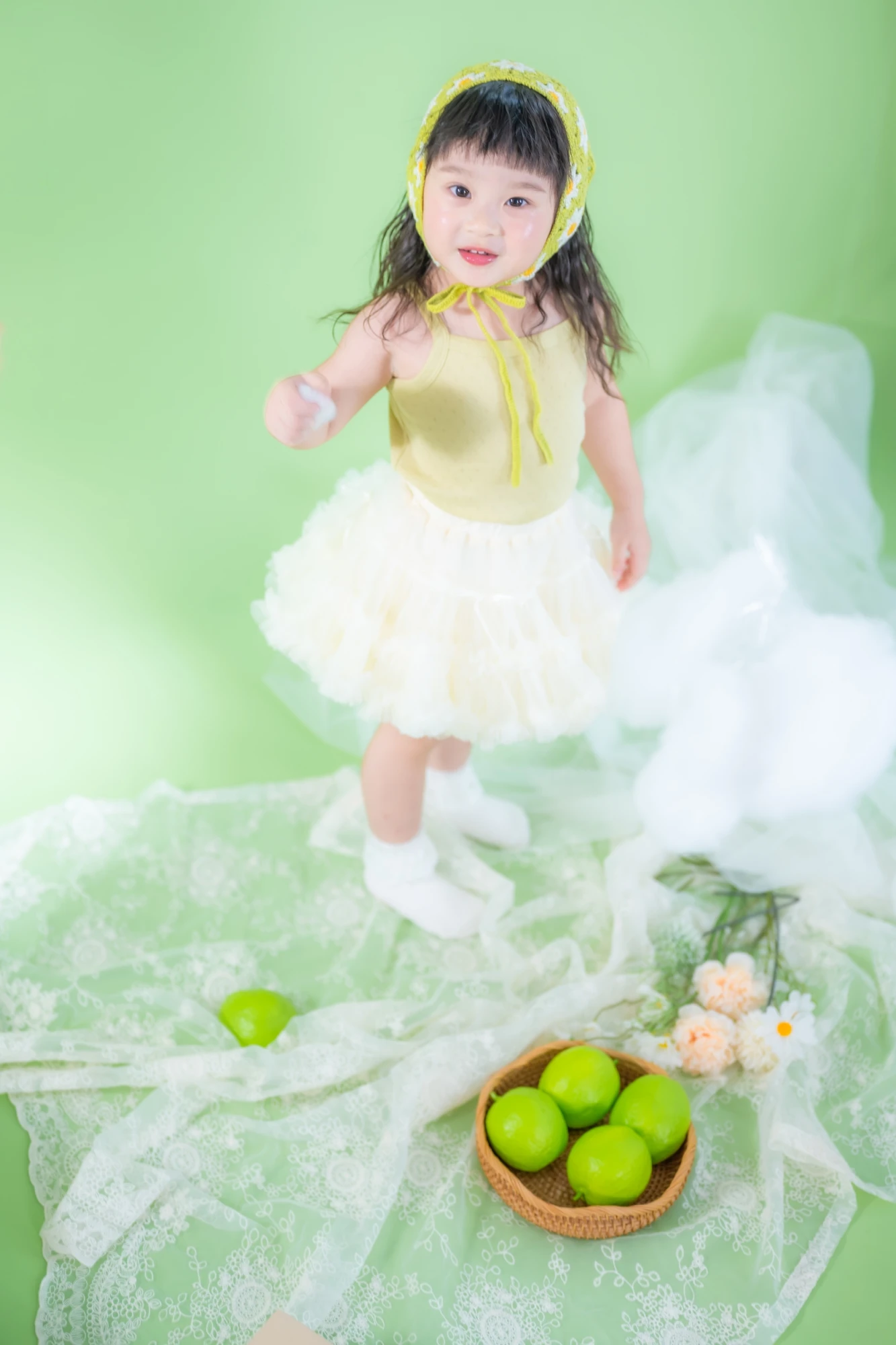 青蘋果綠雲朵