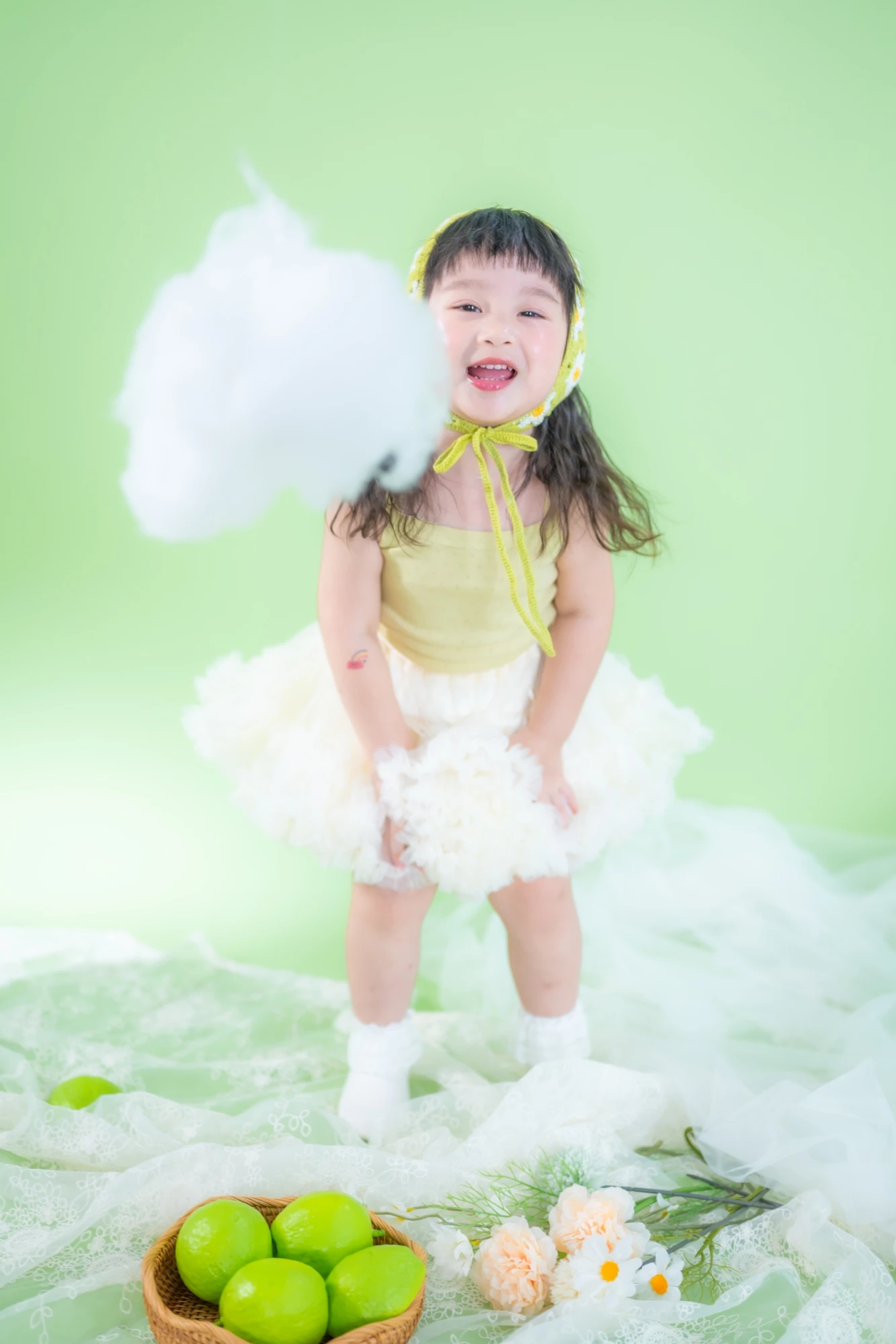 青蘋果綠雲朵