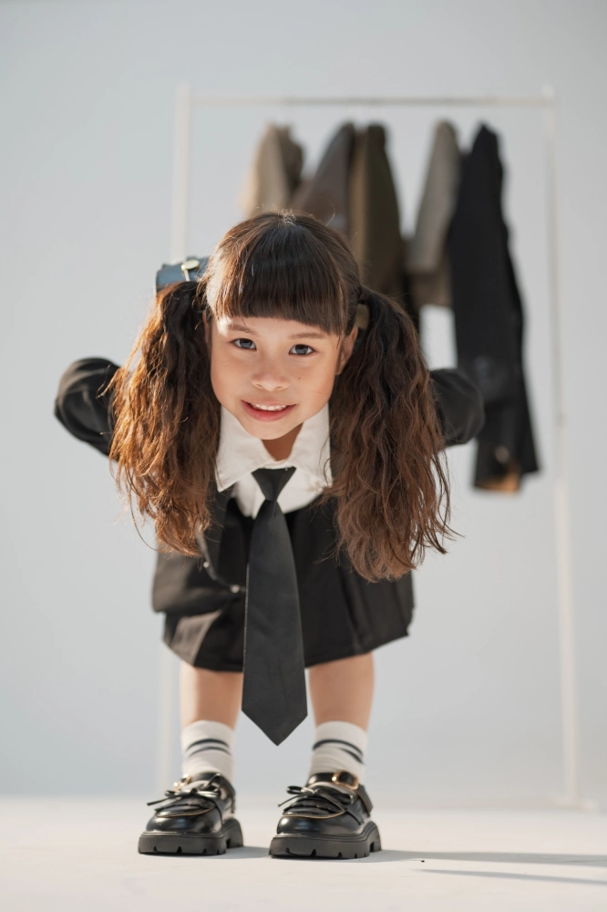 小花學院風（黑白色制服）