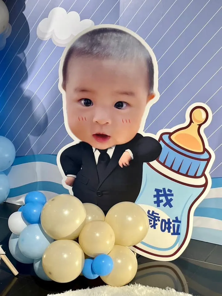 寶貝一歲生日抓周派對