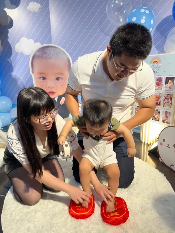 寶貝一歲生日抓周派對