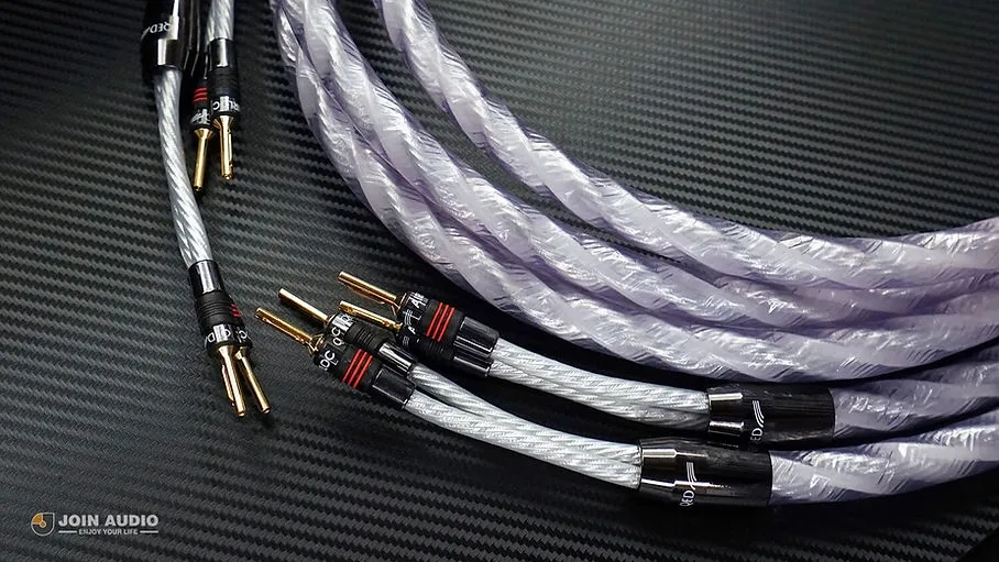 英國 QED Signature Genesis Silver Spiral 3m 香蕉插喇叭線