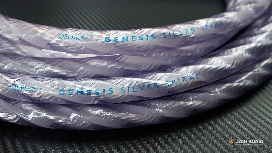 英國 QED Signature Genesis Silver Spiral 3m 香蕉插喇叭線