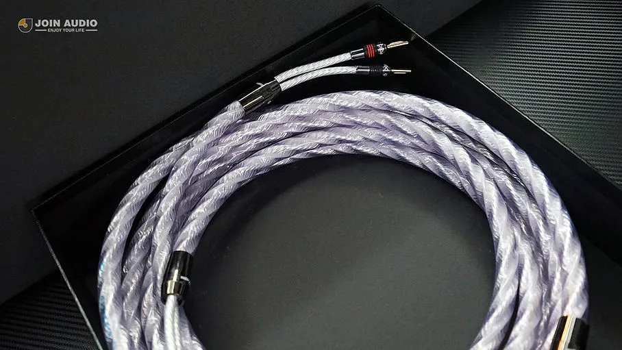 英國 QED Signature Genesis Silver Spiral 3m 香蕉插喇叭線
