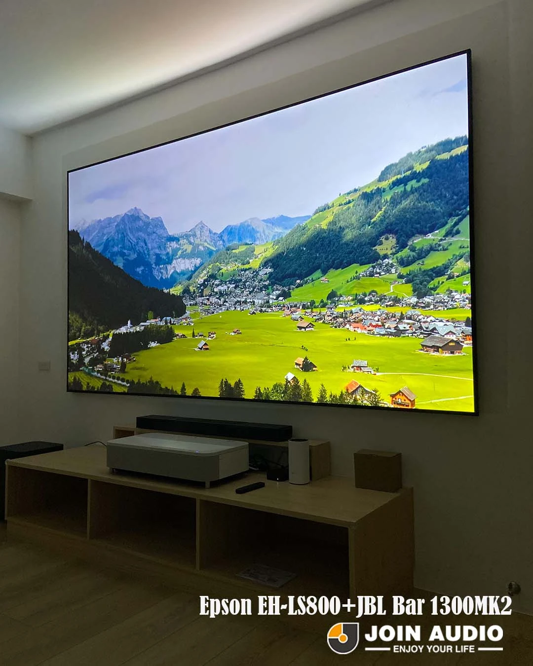EH-LS800超短焦投影 ×JBL Bar 1300MK2 Soundba