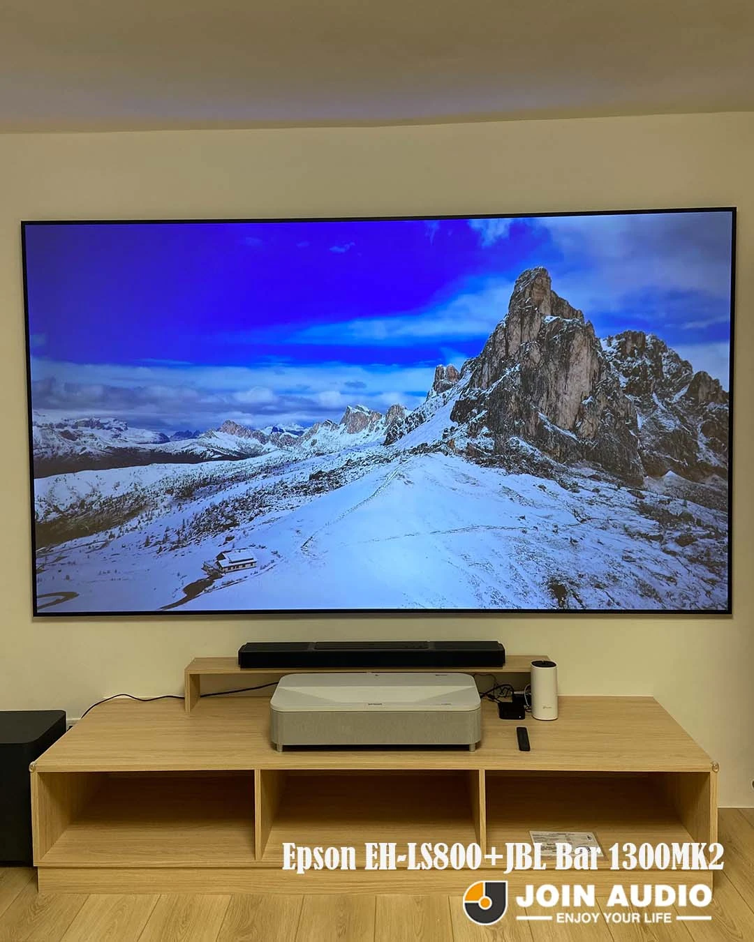 EH-LS800超短焦投影 ×JBL Bar 1300MK2 Soundba