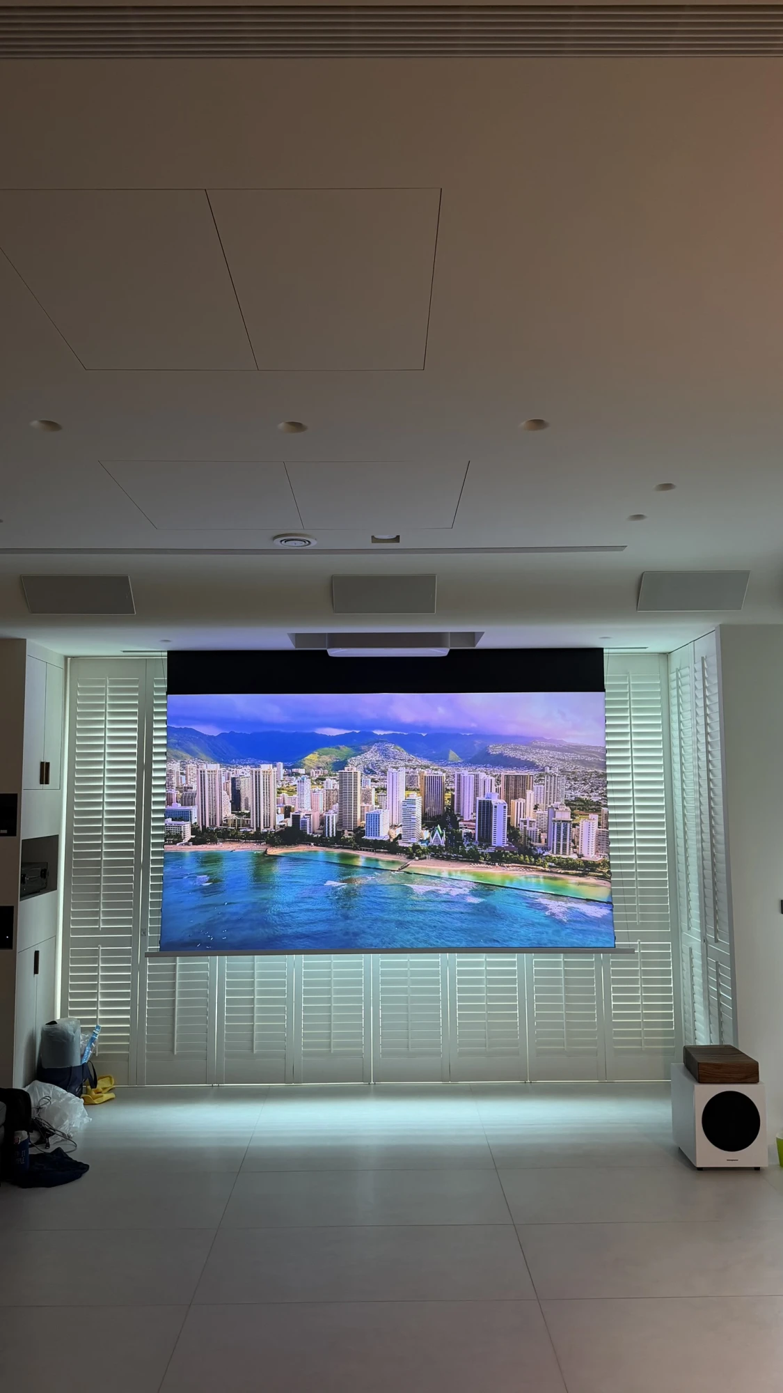 EPSON LS970+PolkAudio 崁入式劇院系統★