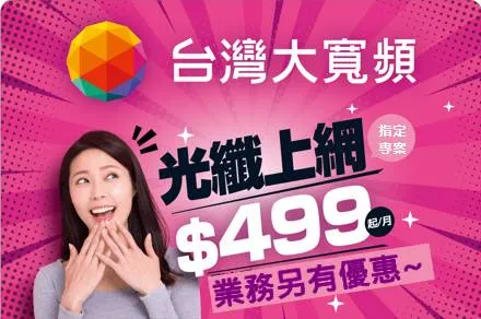 光纖上網 $499起/月