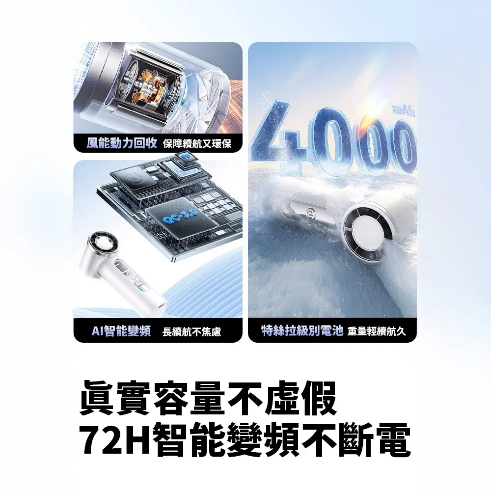 超迷你大風量手持風扇