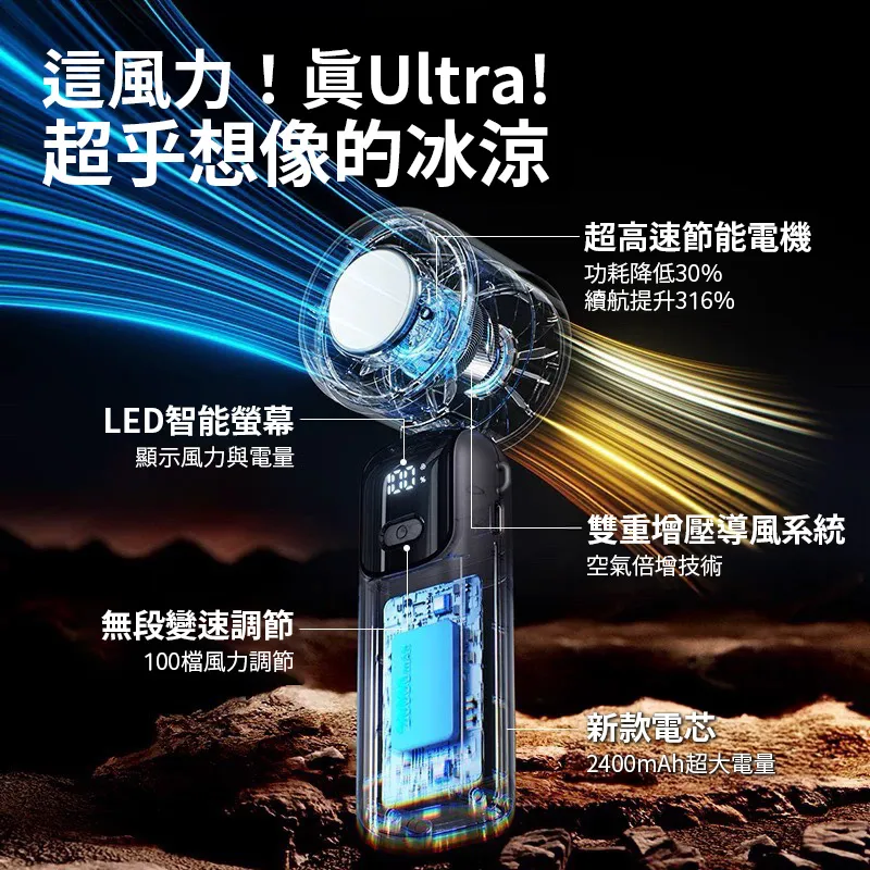 冰敷製冷手持風扇