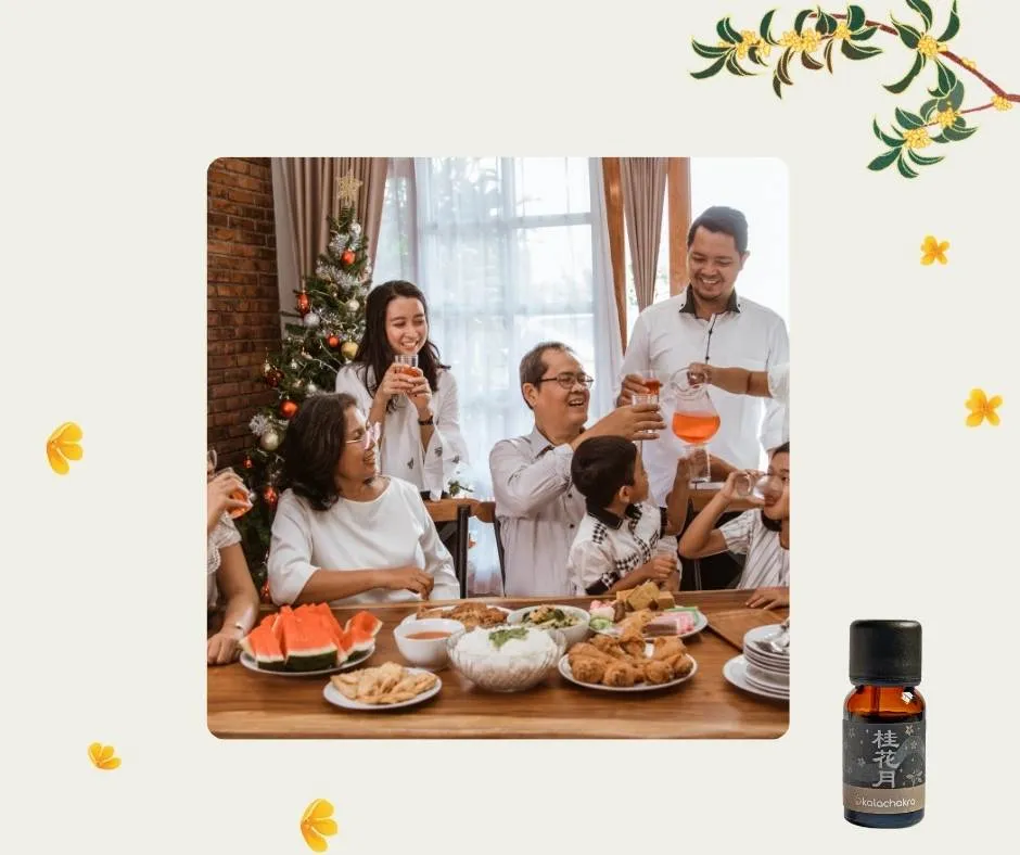 六時輪 桂花月複方精油 營造全家團圓歡笑的溫馨時刻