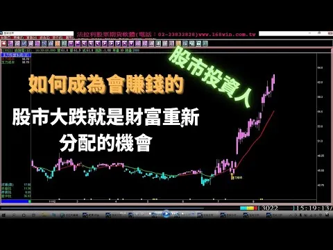 【股票教學】每次股市大跌都是財富重新分配的機會?如何當個先知先覺會賺錢的投資人?(1110817)〔股市賺錢教學〕〔股票投資賺大錢〕〔股票獲利方法〕