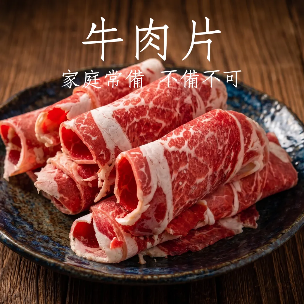 牛肉片 每包1公斤 家庭常備家常食材
