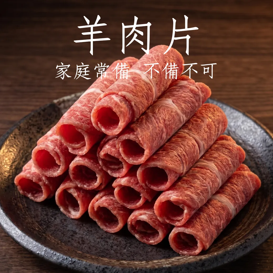 羊肉片 每包1公斤 家庭常備家常食材