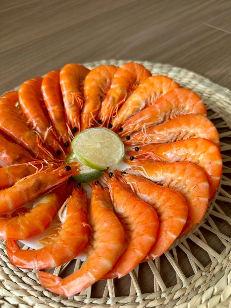 巨大特級 熟白蝦