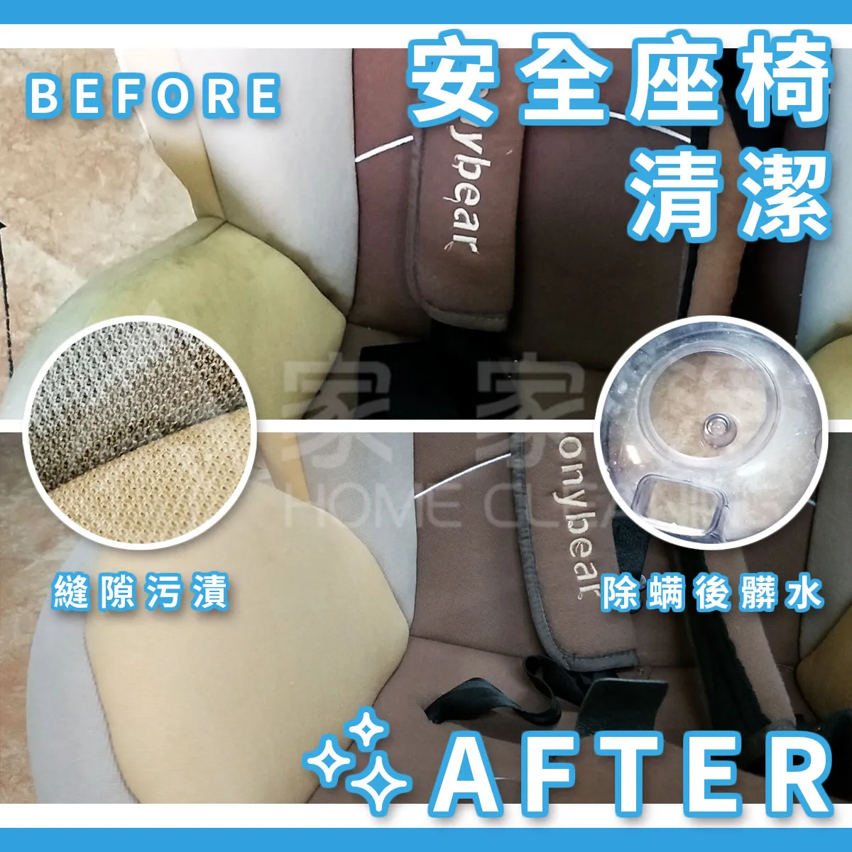 安全座椅/兒童推車清潔（建置中）