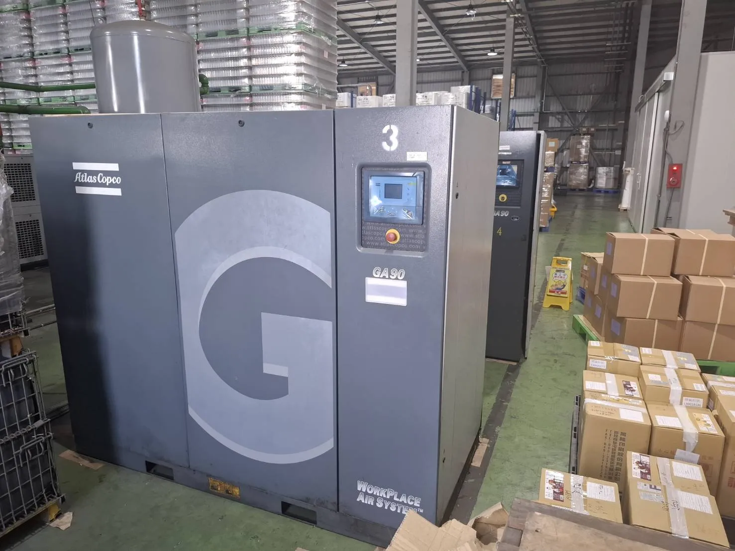 中古空壓機 GA90｜阿特拉斯空壓機